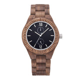 Men's Wooden Watch With Quartz Movement - Weriion