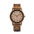 Men's Wooden Waterproof Quartz Watch - Weriion