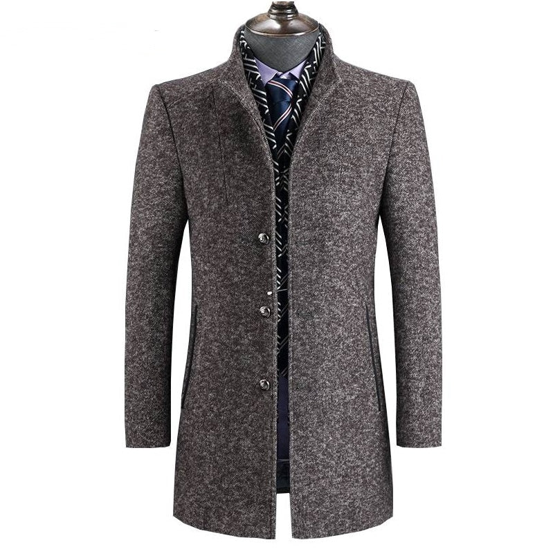 Men's Wool Winter Windproof Coat - Weriion