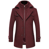 Men's Woolen Comfortable Winter Autumn Coat - Weriion