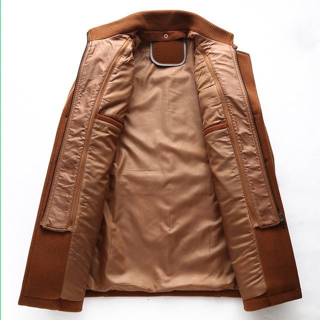 Men's Woolen Comfortable Winter Autumn Coat - Weriion