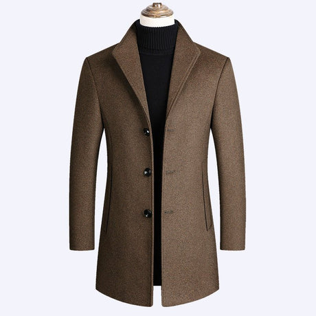 Men's Woolen Winter & Autumn Coat - Weriion