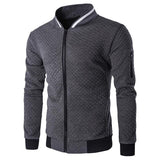 Men's Zipper Mock Neck Sweater - Weriion