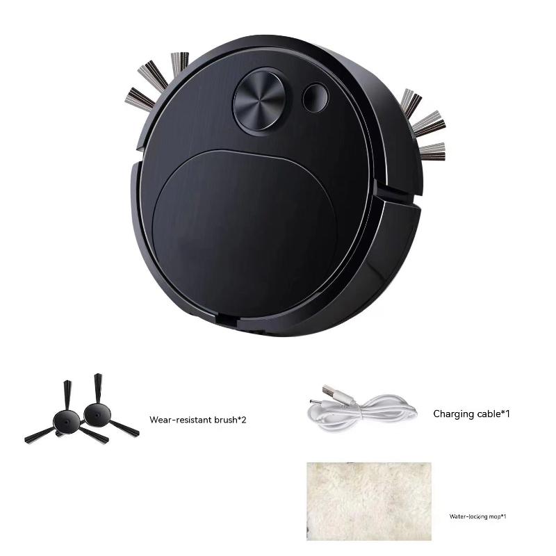 Mini Sweeping Robot Vacuum Cleaner With Attached Brushes - Weriion