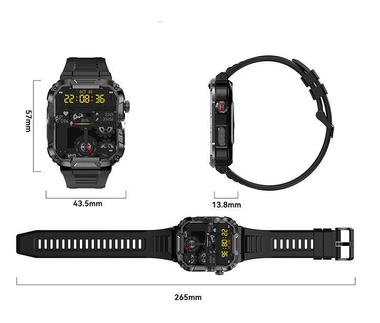 MK66 Bluetooth Smart Watch With 400MAH Large Battery - Weriion