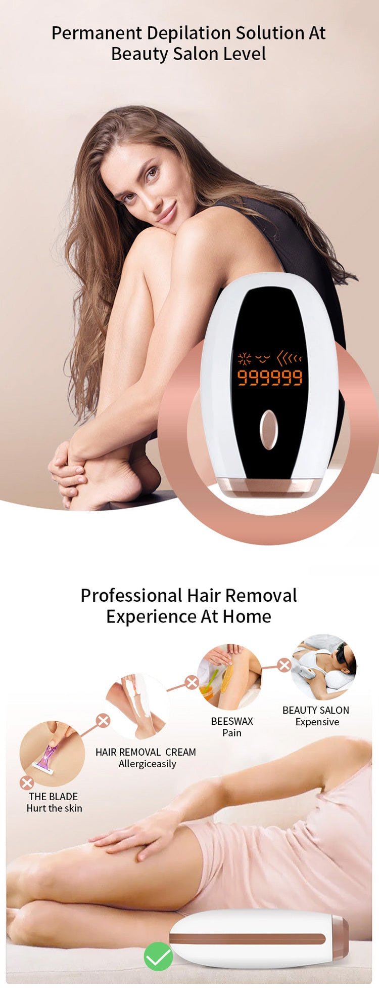 Multifunctional Hair Removal IPL Laser Device - Weriion