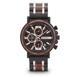 Multifunctional Solid Wood Watch For Men - Weriion