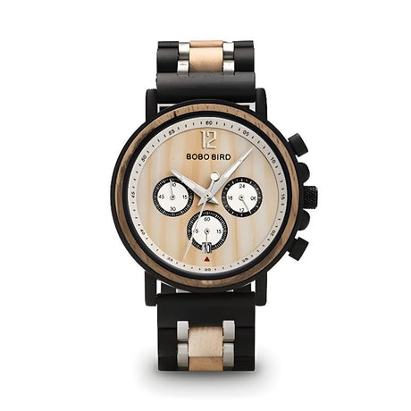 Multifunctional Solid Wood Watch For Men - Weriion