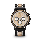 Multifunctional Solid Wood Watch For Men - Weriion