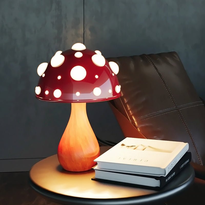 Mushroom Decorative Table Lamp Bedroom Dimming - Weriion