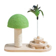 Mushroom Scratching Post Cat Toy With Scratching Ball - Weriion