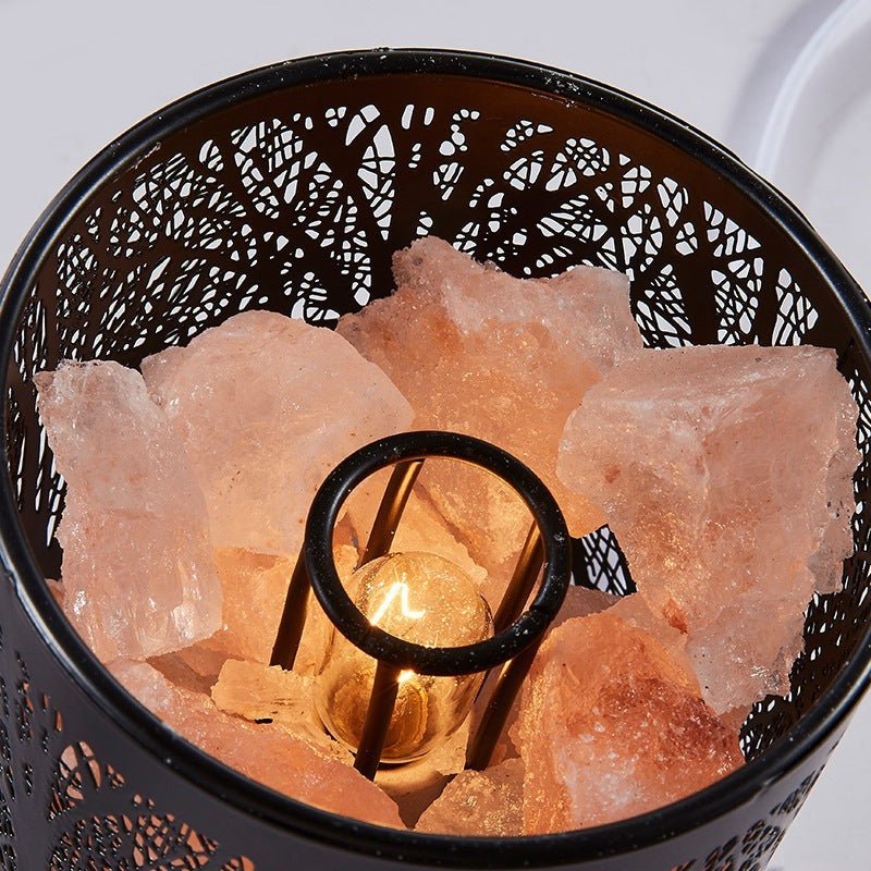 Natural Crystal Salt Lamp Night Light - Weriion