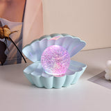 Neon Ambience Light Decorative Ornaments Shell - Shaped Small Night Bedside Table Lamp - Weriion