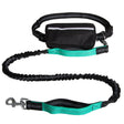 Nylon Reflective Retractable Dog Leash With Waist Belt For Hands Free User Experience - Weriion