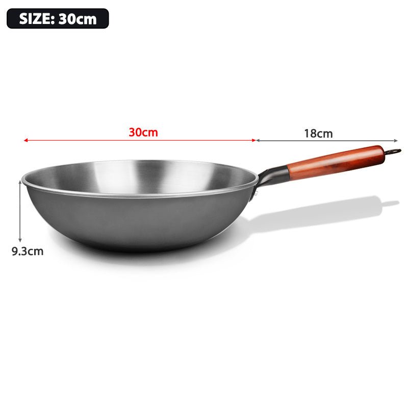 Old Fashioned Uncoated Nonstick Frying Pan - Weriion