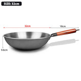 Old Fashioned Uncoated Nonstick Frying Pan - Weriion