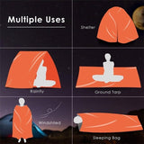 Outdoor Emergency Survival Portable Waterproof Reusable Thermal Sleeping Bag - Weriion