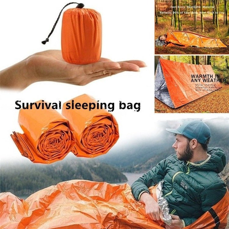 Outdoor Emergency Survival Portable Waterproof Reusable Thermal Sleeping Bag - Weriion