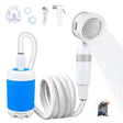 Outdoor Portable Electric Camping Shower With 5000mAh Rechargeable Battery - Weriion