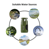 Outdoor Water Purifier for Emergency Camping Wilderness Survival - Weriion