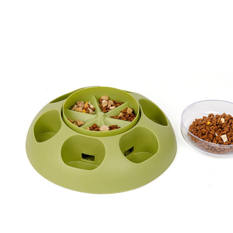 Pet Automatic Press Leakage Device Dog Food Training Leakage Toy Bowl - Weriion