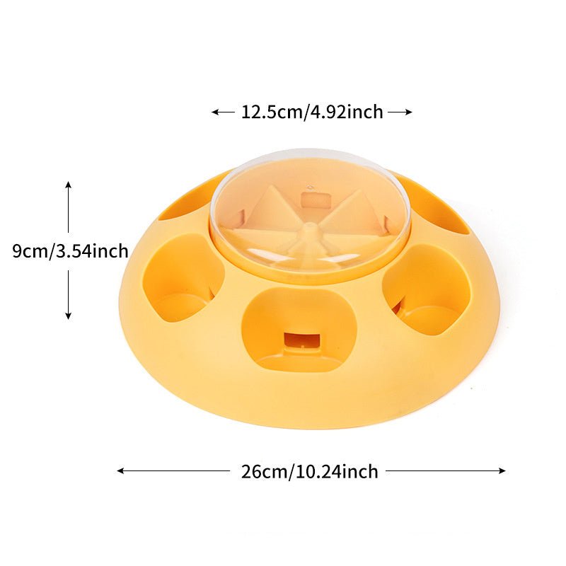 Pet Automatic Press Leakage Device Dog Food Training Leakage Toy Bowl - Weriion