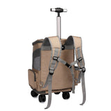 Pet Cat Dog Backpack Trolley Bag - Weriion