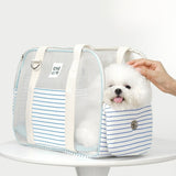 Pet Cat Dog Striped Breathable Shoulder Bag - Weriion