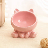 Pet Dog & Cat Ceramic Feeding Bowls - Weriion