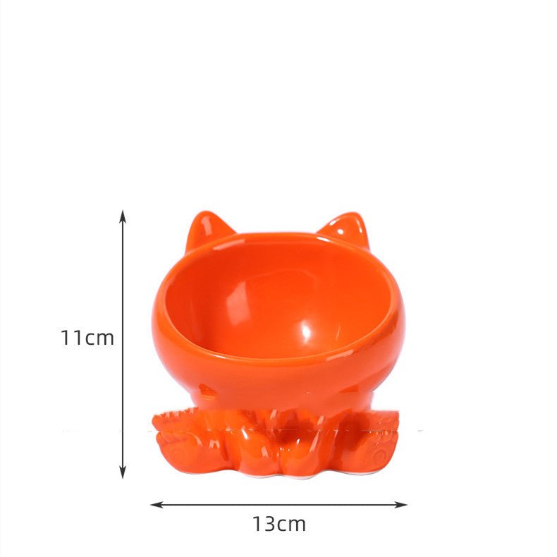 Pet Dog & Cat Ceramic Feeding Bowls - Weriion