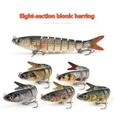 Plastic Fishing Lure With Moving Flexible Tail - Weriion