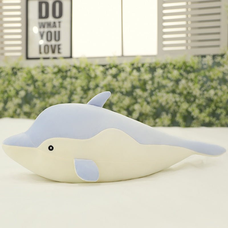 Plush Toy Cute Dolphin Doll Sleeping Pillow - Weriion