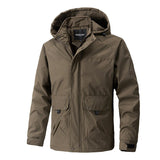 Polyester Hooded Loose Fit Warm Winter & Autumn Jacket - Weriion