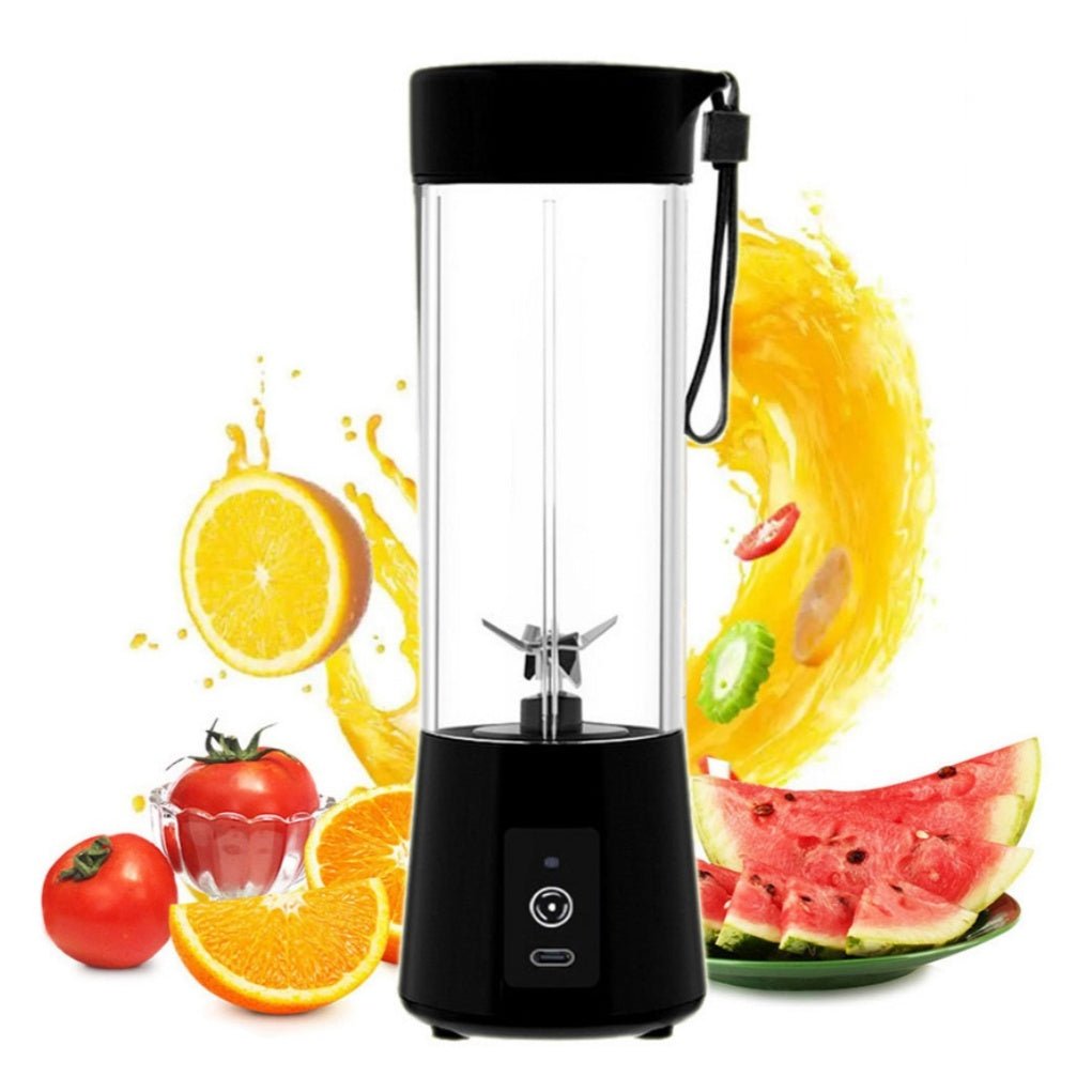 Portable Electric Juicer Stainless Steel Blade Automatic Smoothie Blender Kitchen Tool - Weriion