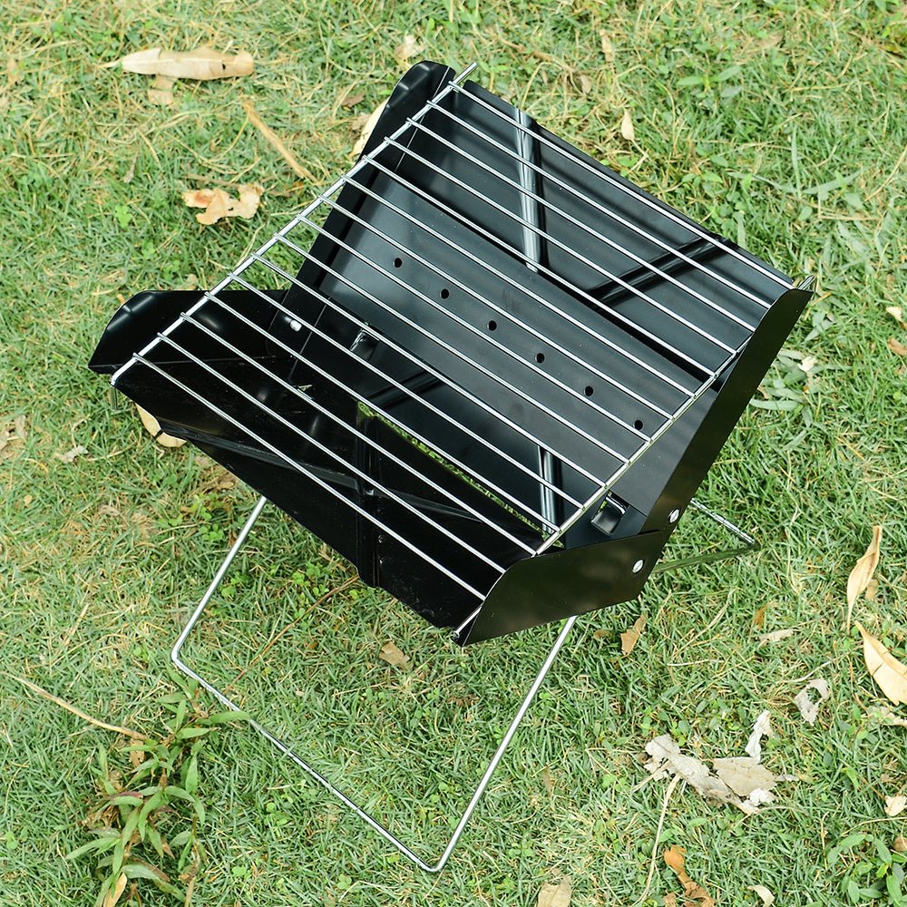 Portable Foldable Stainless Steel Outdoor Camping BBQ Grill - Weriion