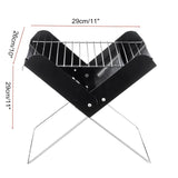 Portable Foldable Stainless Steel Outdoor Camping BBQ Grill - Weriion