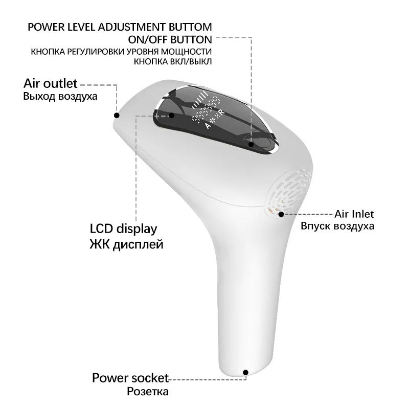 Portable IPL Handheld Hair Removal Instrument Device - Weriion