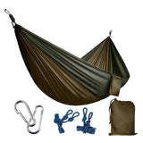 Portable Nylon Outdoor Camping Hammock - Weriion