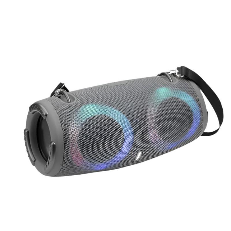 Portable Waterproof Bluetooth Speaker With RGB Colored Lights - Weriion