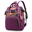 Printed Mommy Backpack Diaper Bag - Weriion