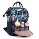 Printed Mommy Backpack Diaper Bag - Weriion