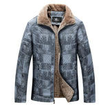 PU Leather Men's Winter Loose Fit Jacket - Weriion