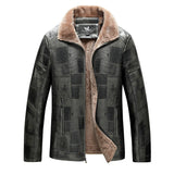 PU Leather Men's Winter Loose Fit Jacket - Weriion