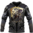 Ragnar Viking Printed Sweater Street Trend Classic Hoodie - Weriion