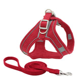 Reflective Breathable Cat Dog Pet Chest Harness & Leash - Weriion