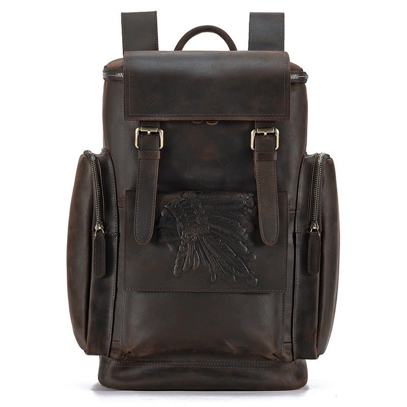 Retro Men's Backpacks For Large - Capacity Travel - Weriion