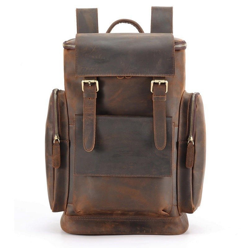 Retro Men's Backpacks For Large - Capacity Travel - Weriion