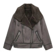 Retro PU Leather Jacket For Women - Weriion