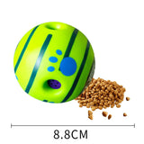 Rolling Sounding Leaking Dog Food Dispensing Balls Toys - Weriion