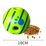 Rolling Sounding Leaking Dog Food Dispensing Balls Toys - Weriion